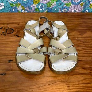 Salt Water Original Gold Sandals Size:8